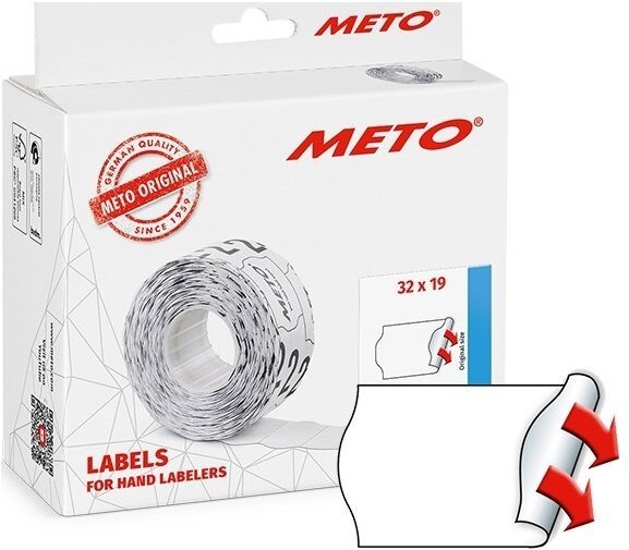ACANA AEtiket Meto 32x19mm permanent 1000stk/rul