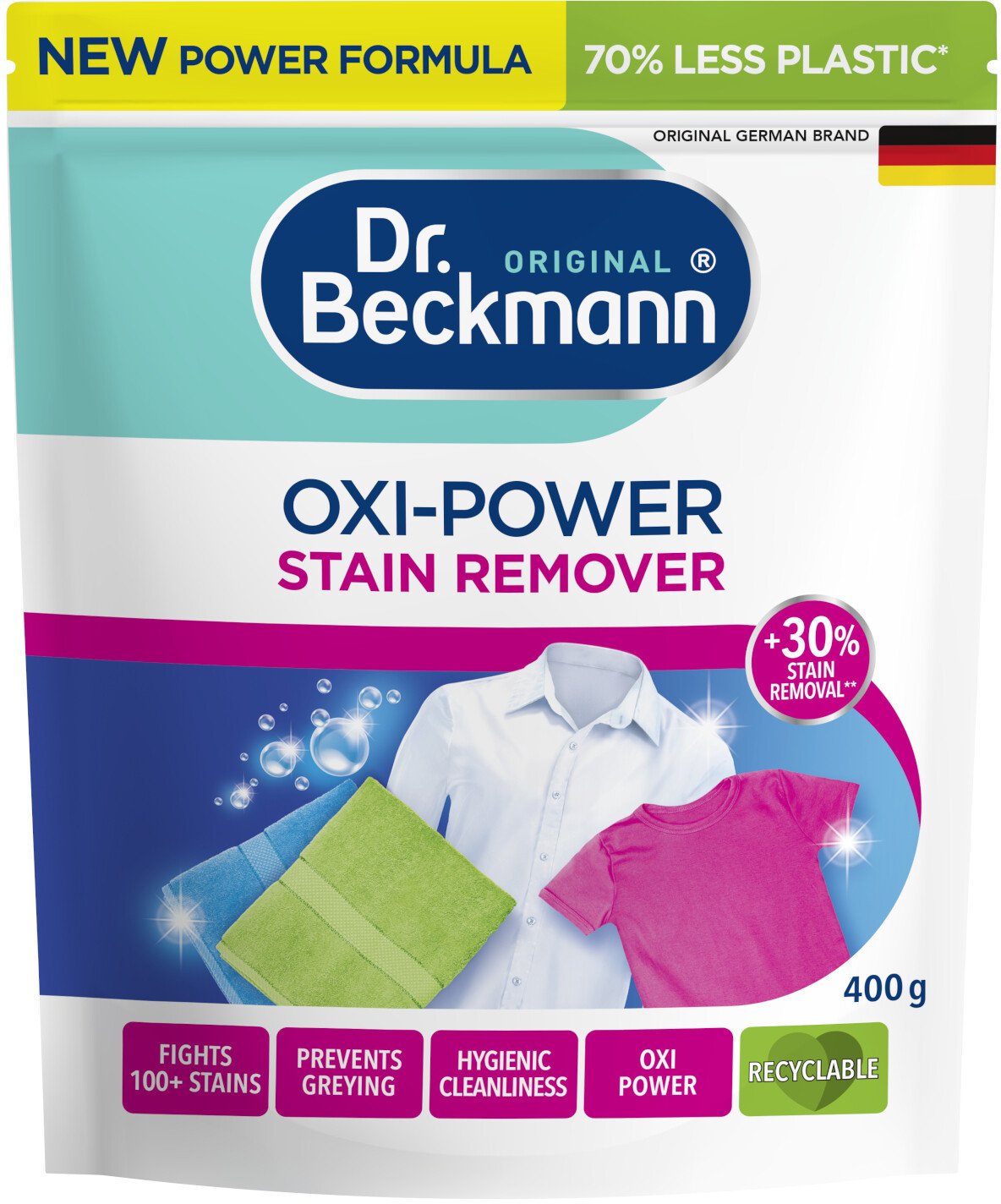 Dr. beckmann Oxi-Power Traipu noņemšanas pulveris