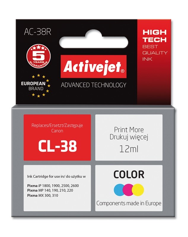 Activejet AC-38R Ink (replacement for Canon