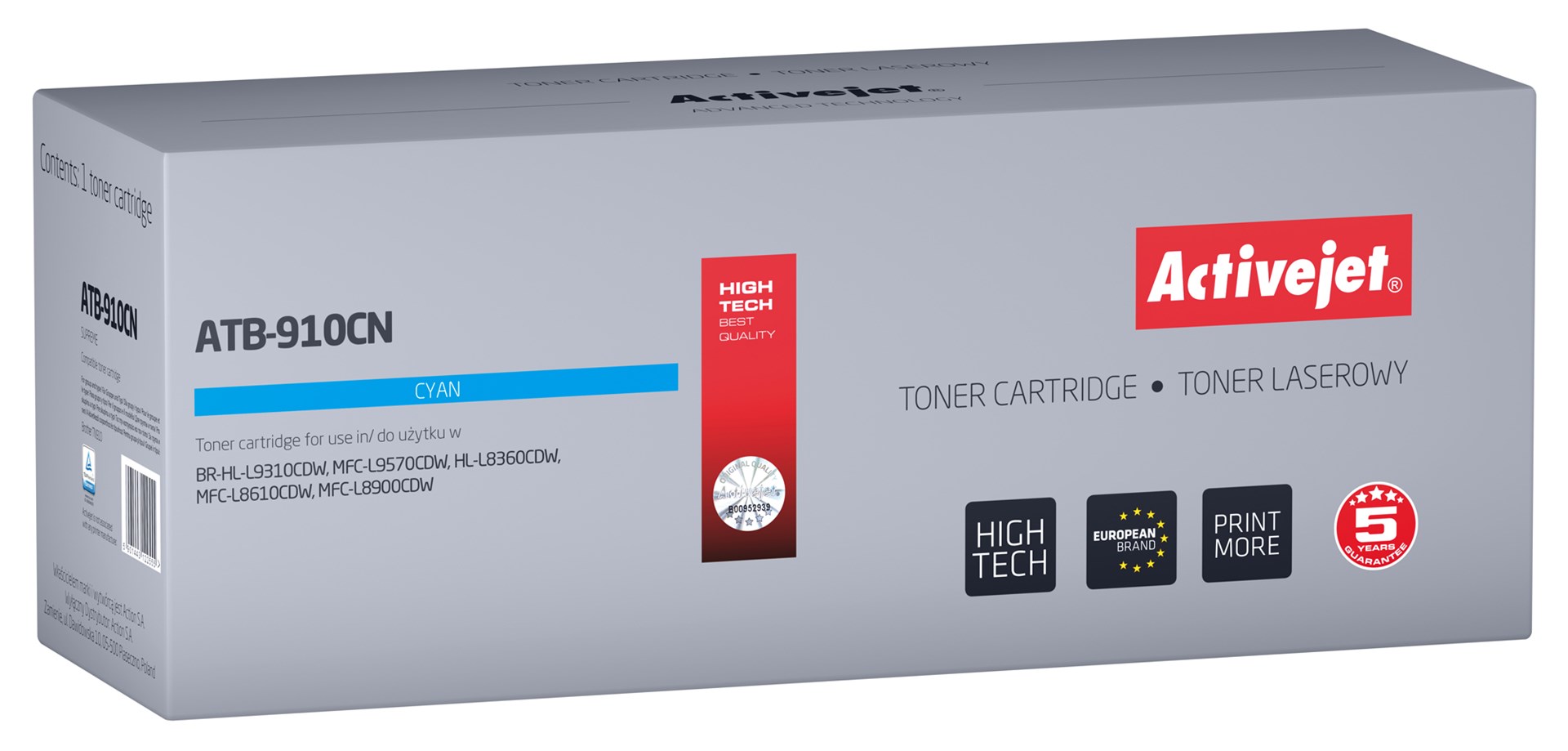 Toner Activejet ATB-910CN Toner - zamiennik