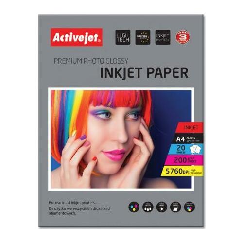 Activejet Papier foto drui A4 (AP4-200G20)