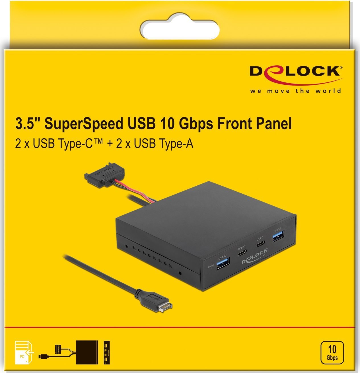 AV Delock DeLOCK 64057, SATA, USB