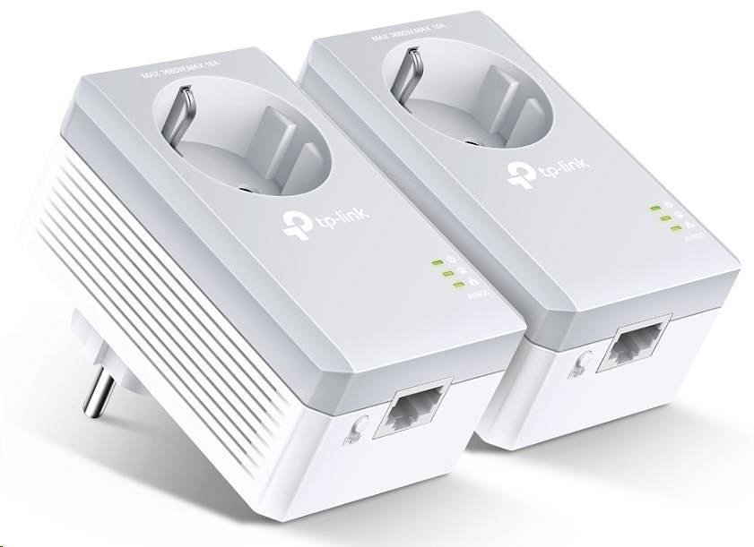 Powerline TP-Link Set przelotowy (AV600, 1x100Mb/s