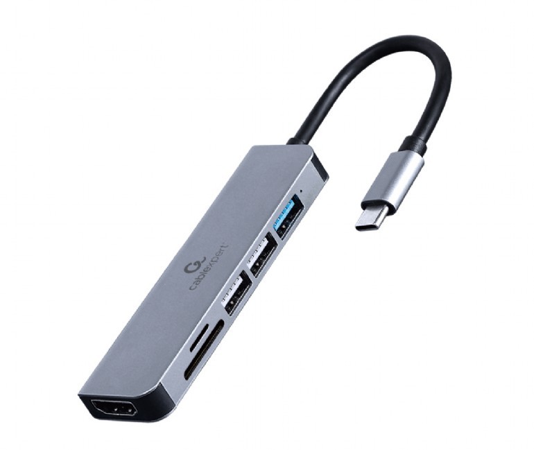 /replikator Gembird USB-C (A-CM-COMBO6-02) | A-CM-COMBO6-02