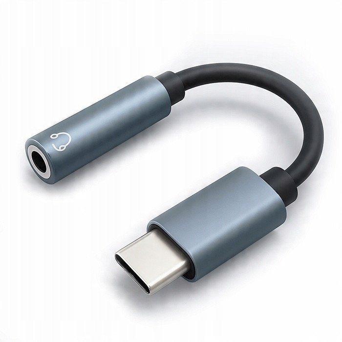 USB Qoltec USB-C - Jack 3