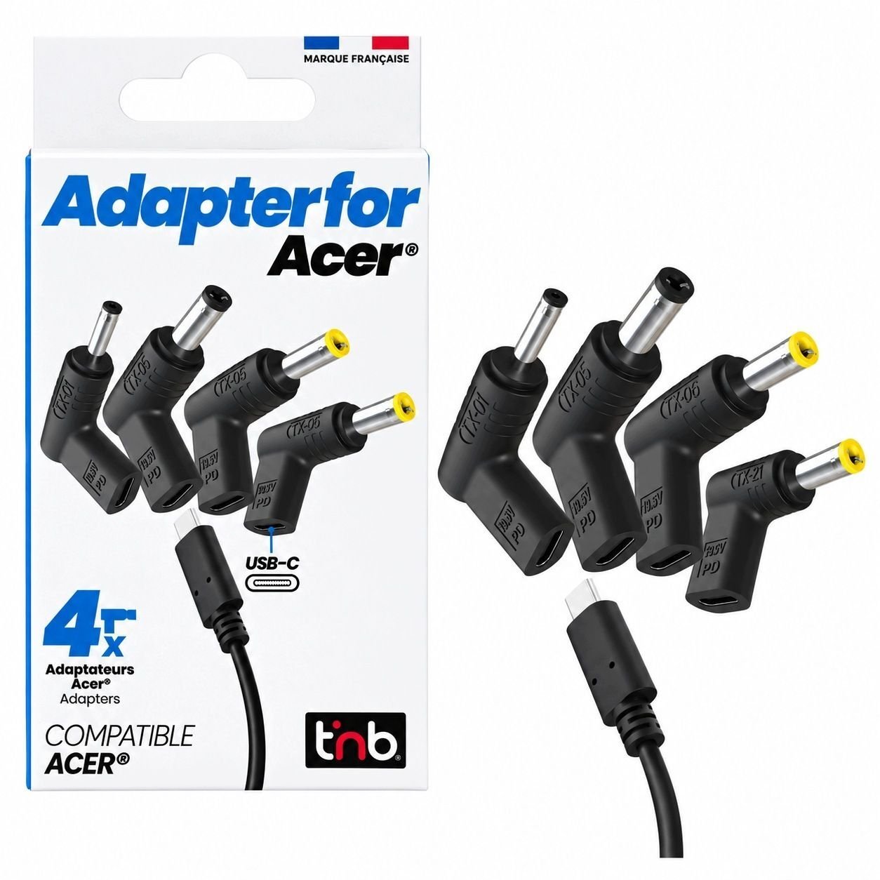 USB TnB USB-C Pd 4x adapter