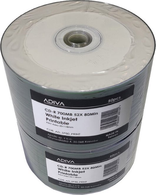 Adiva CD-R 700 MB 52x 50