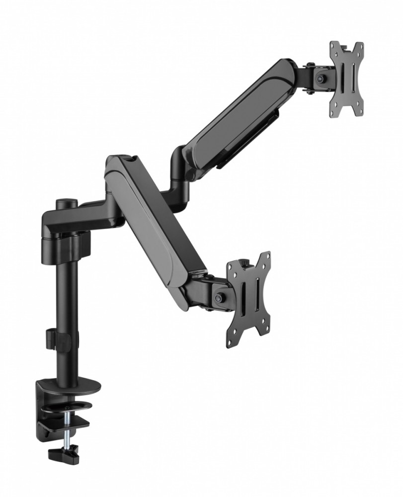 Gembird MA-DA2P-01 Adjustable desk 2-display mounting