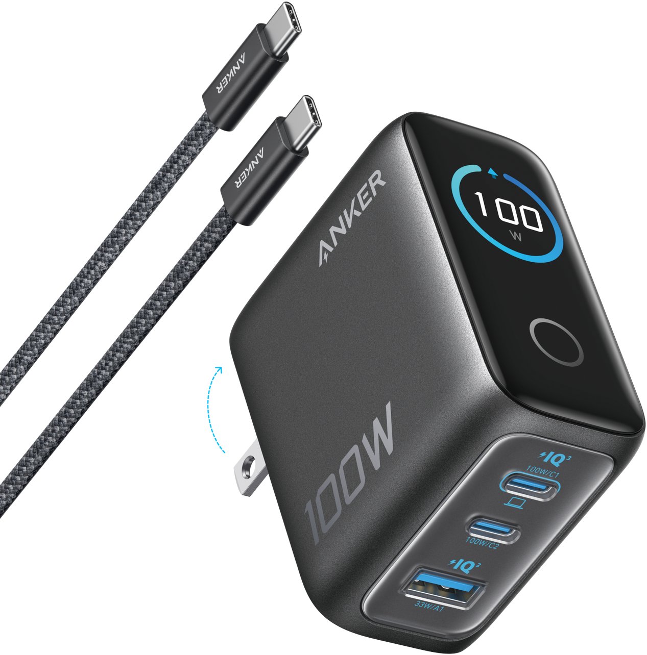 Anker S sieciowa 1x USB-A 2x