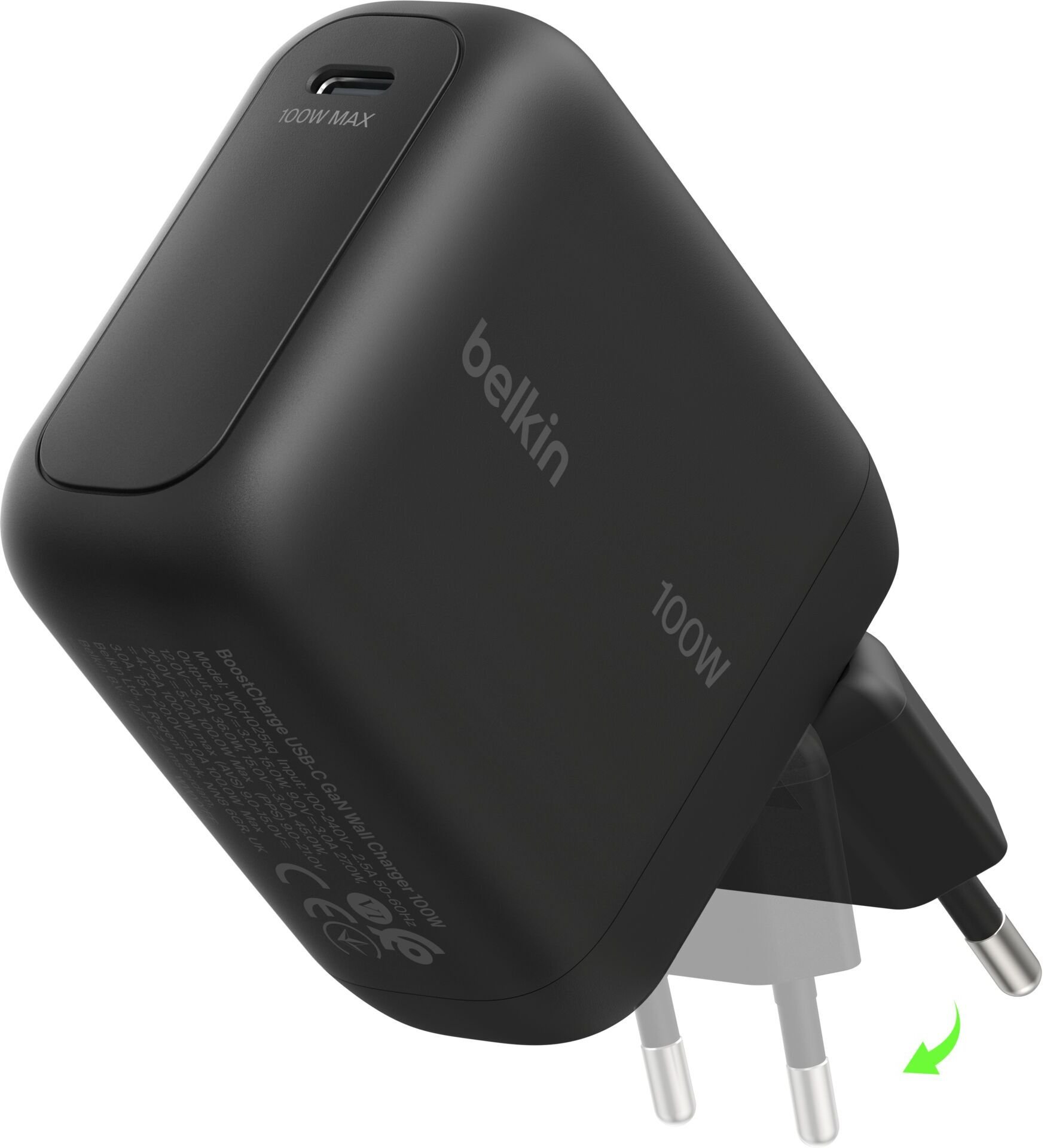 Belkin BOOSTCharge 100W USB-C GAN fold