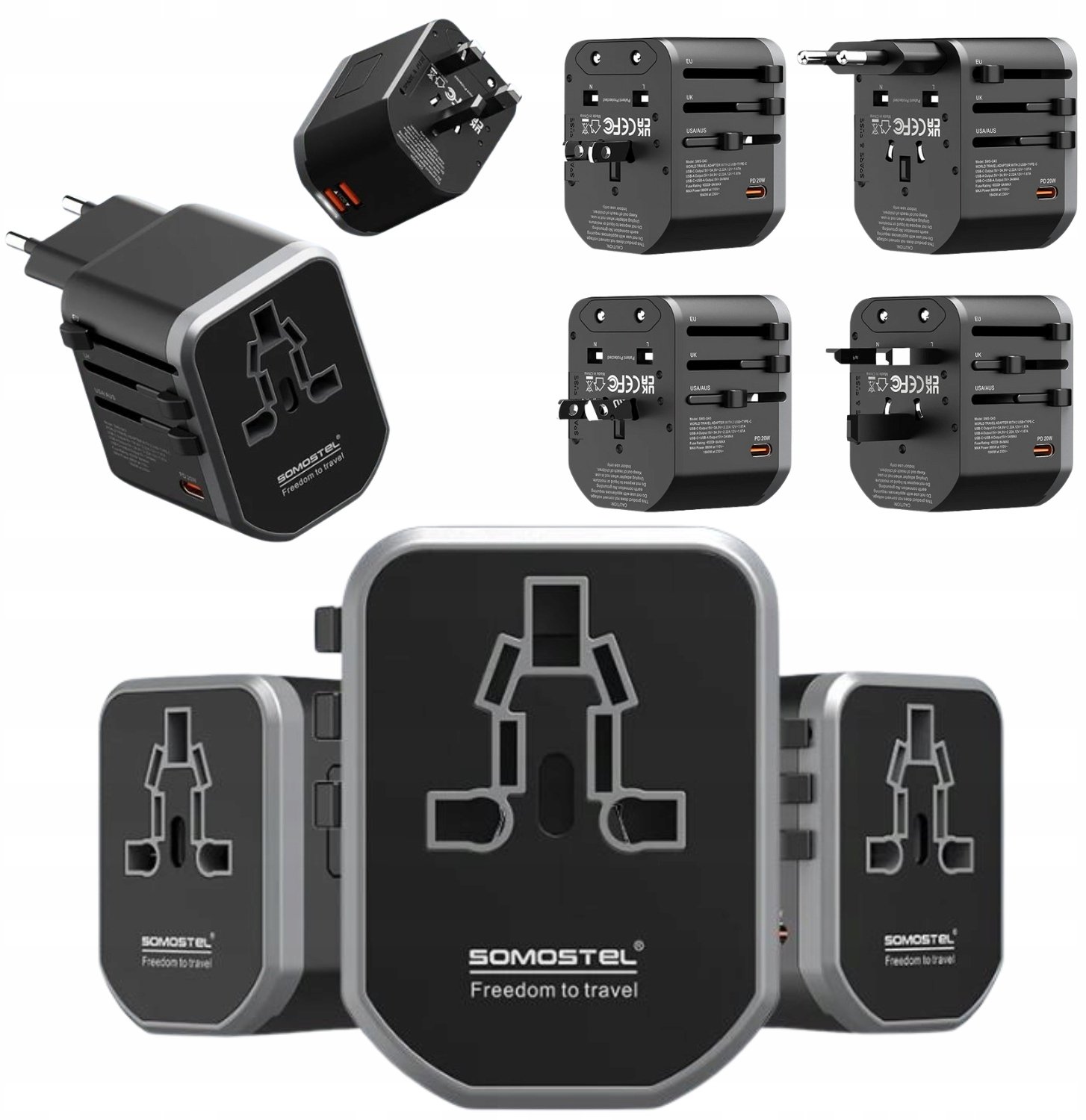 Somostel adapter cały 2x USB /