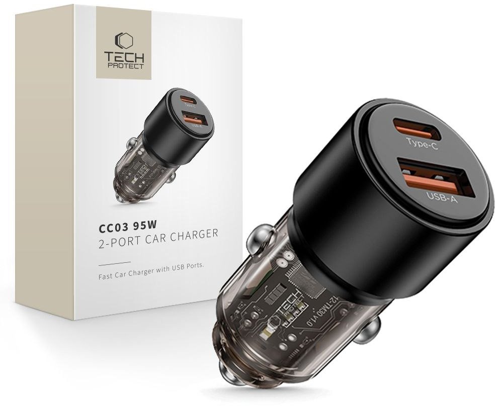 Tech-Protect TECH-PROTECT CC03 2-PORT CAR CHARGER