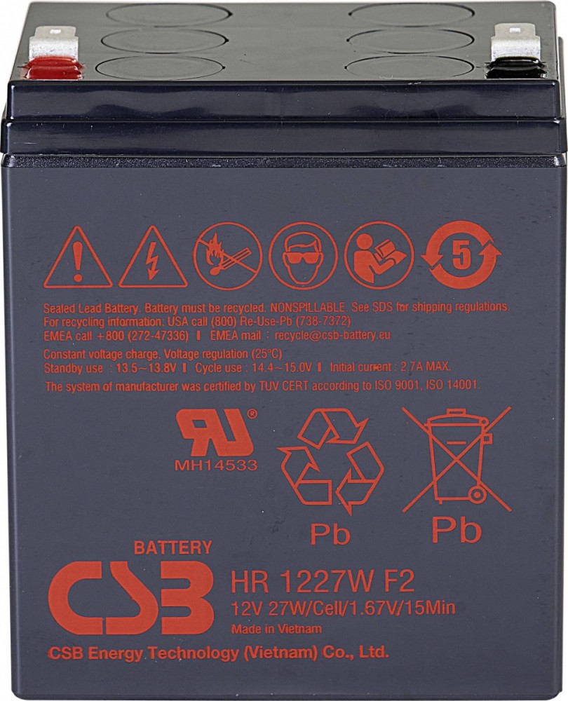 CSB AGM Battery 27W@15min F2 6