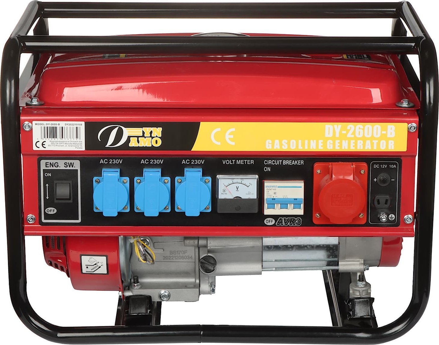 Agregat Delta Prądotwórczy 2600W Dynamo (DY-2600-B)