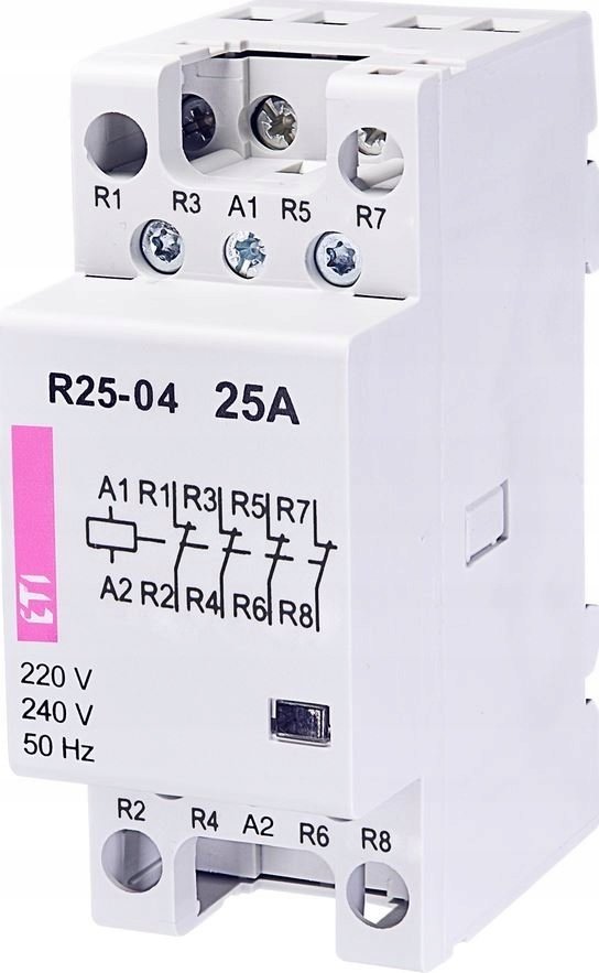 Agregat Eti-Polam Stycznik25A 230V 0Z 4R