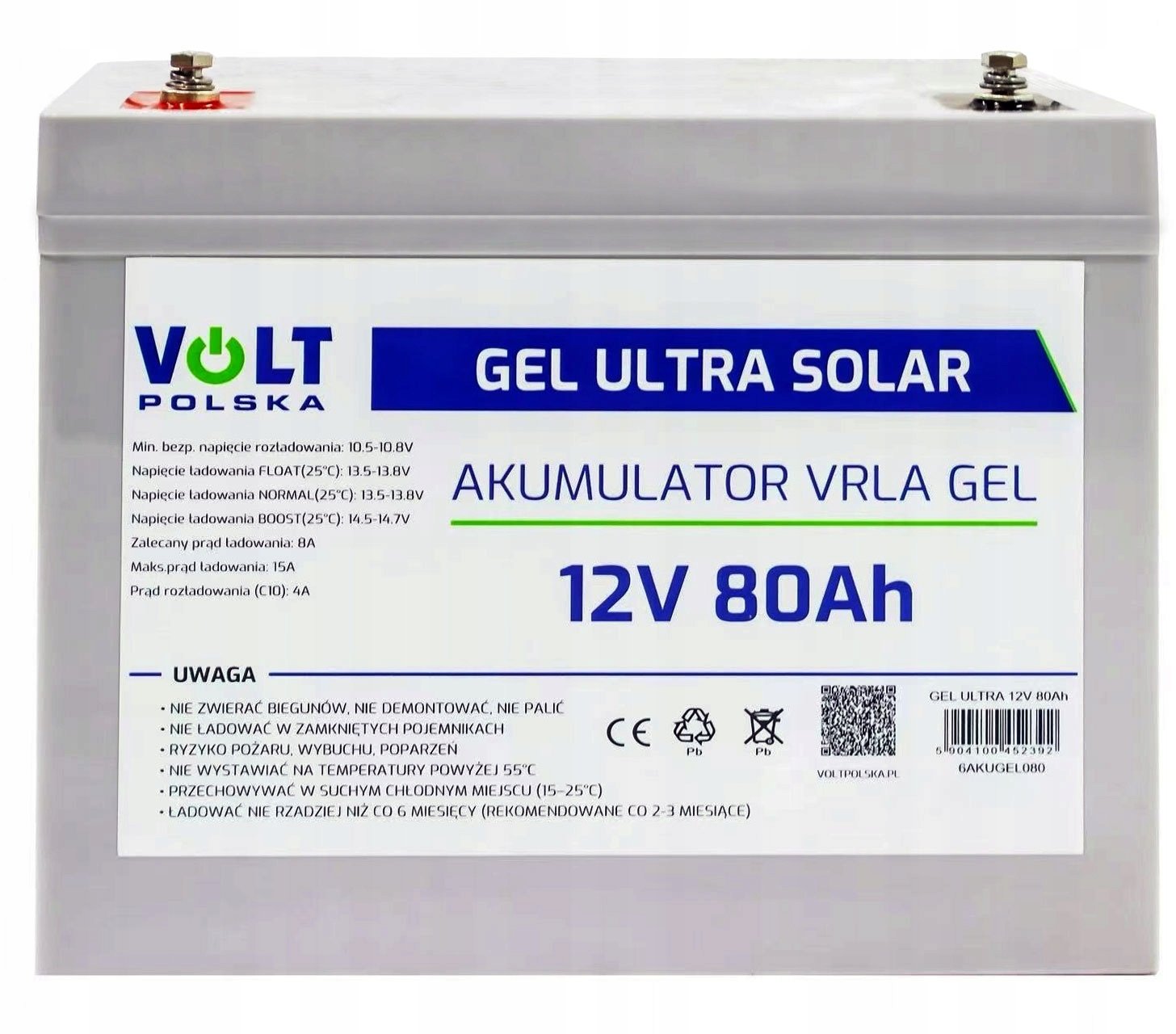 Agregat Volt  Volt  Gel VPRO 12V