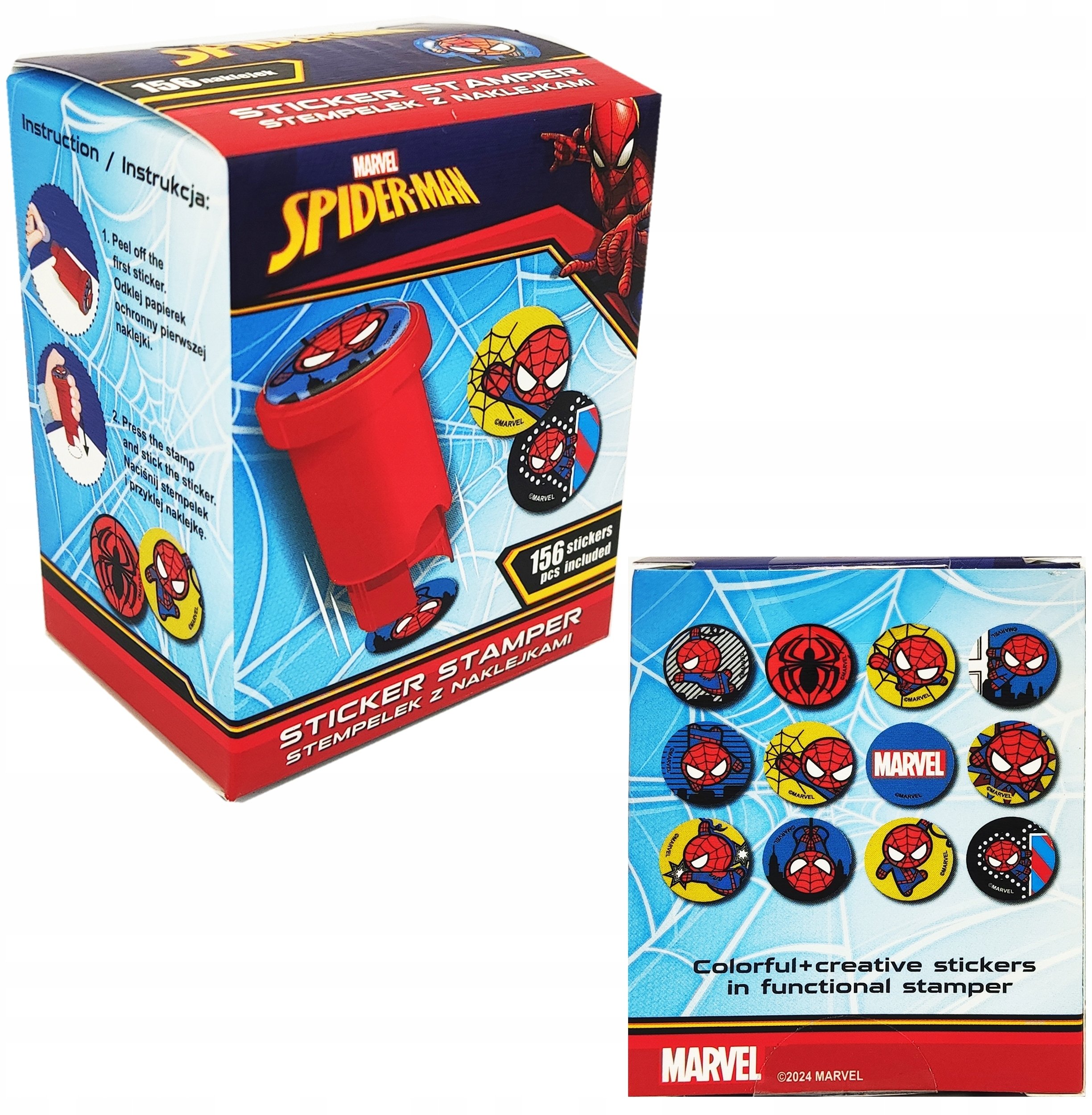 AILEFO  Sticker Stamper SPIDERMAN | 5903686380228