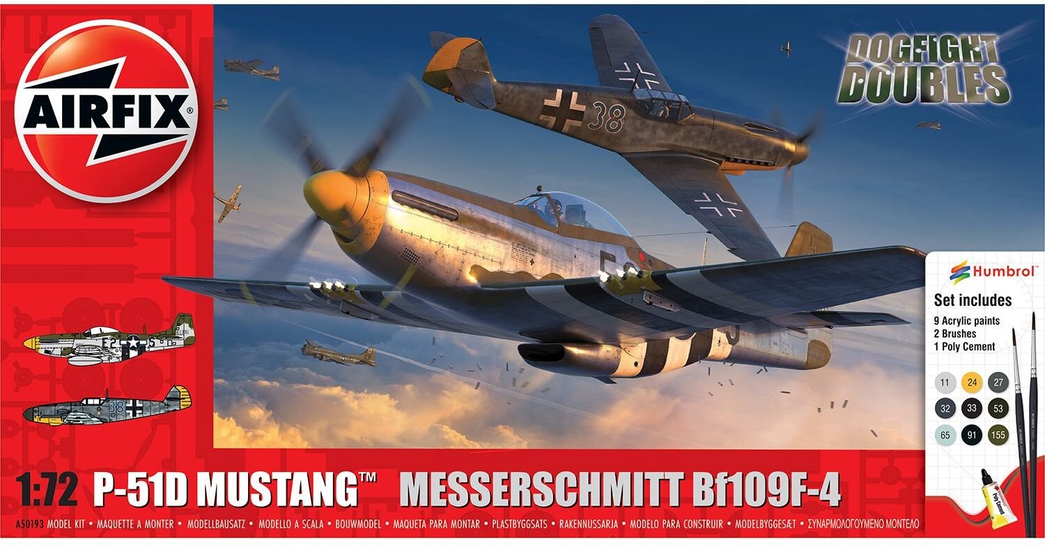 Airfix Airfix Set P-51D Mustang vs