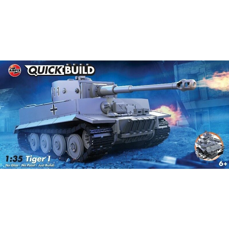 Airfix Model  Quickbuild Tiger I 1/35