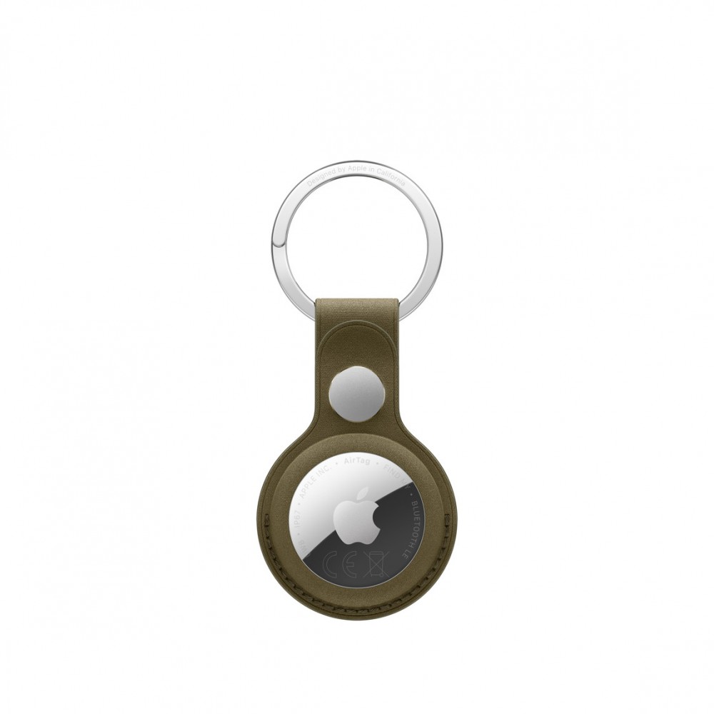 Apple AirFineWoven Key Ring Dark Olive