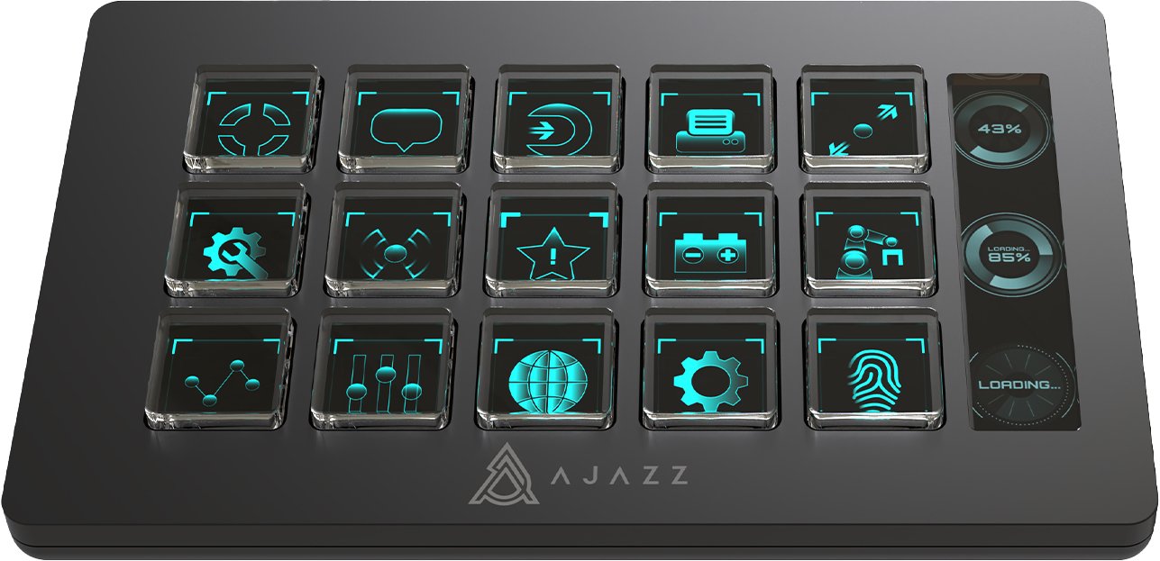 Ajazz streamingu Ajazz AKP153E USB Black