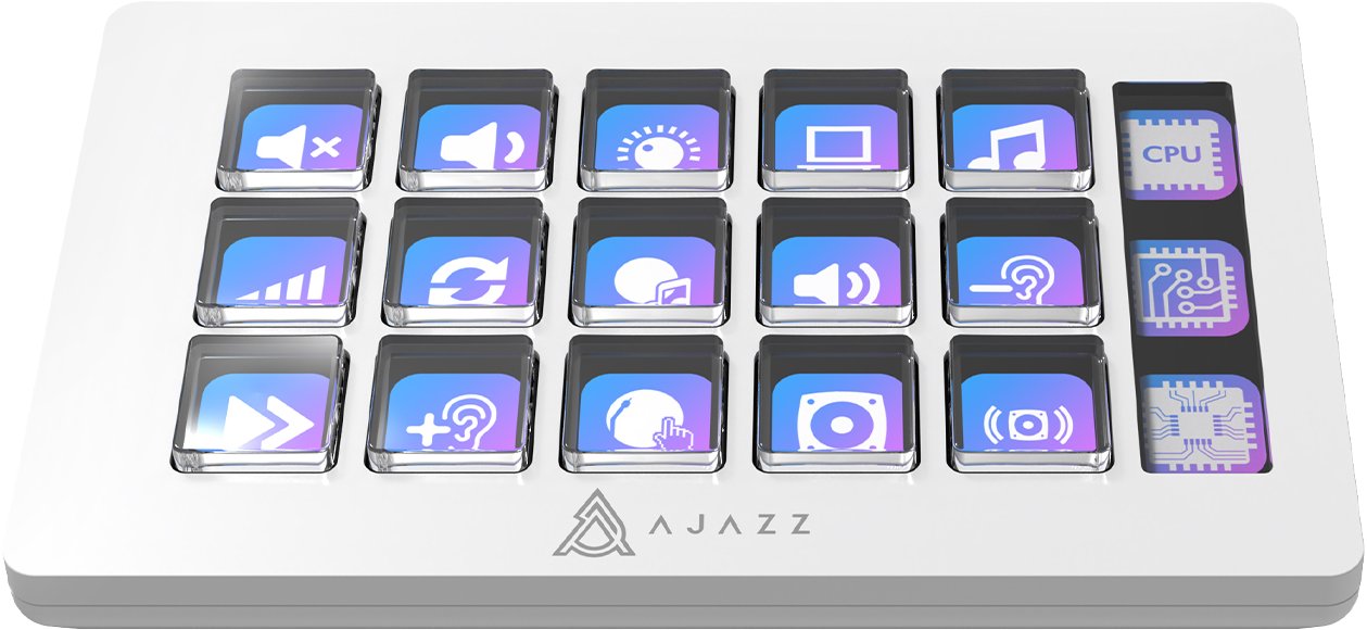 Ajazz  streamingu Ajazz AKP153E USB White