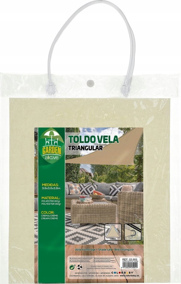 Aktive POLIESTER TRIANGLE GARDEN CANO |