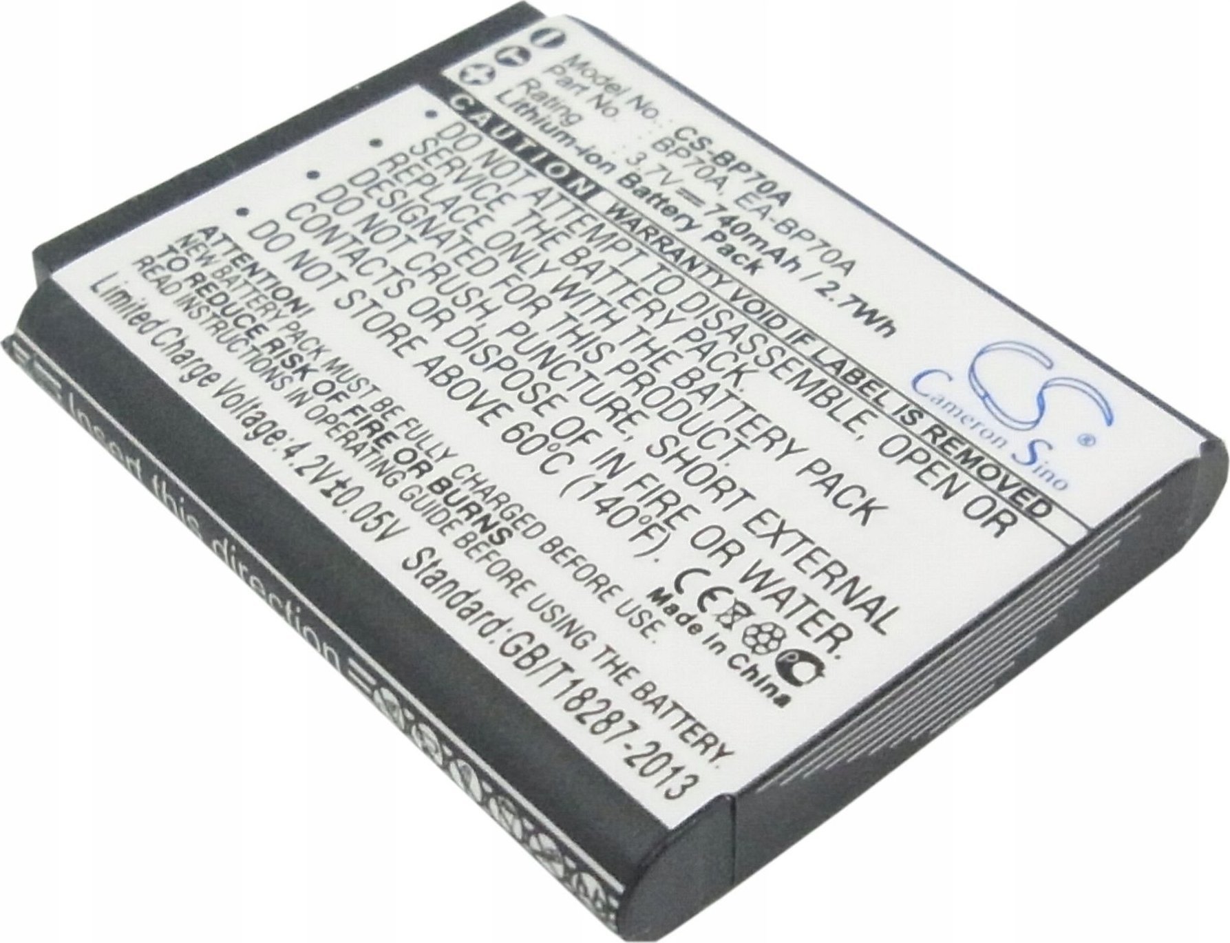 Cameron Sino Bp-70a Slb-70a Do Samsung
