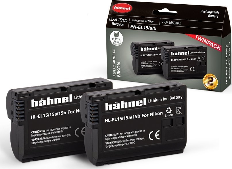 HÄHNEL Hahnel Hähnel Battery Nikon HL-EL15HP