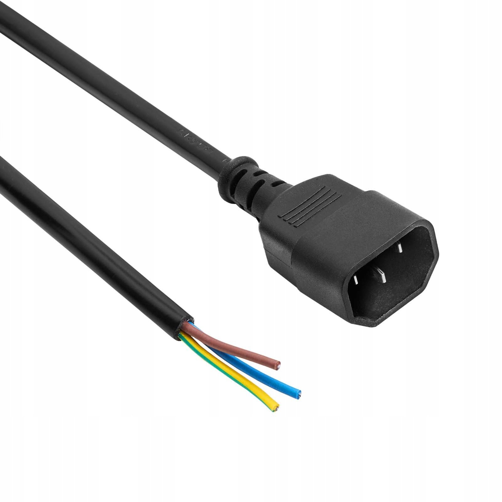 Akyga Kabel C14 AK-OT-10C CU 3x1mm