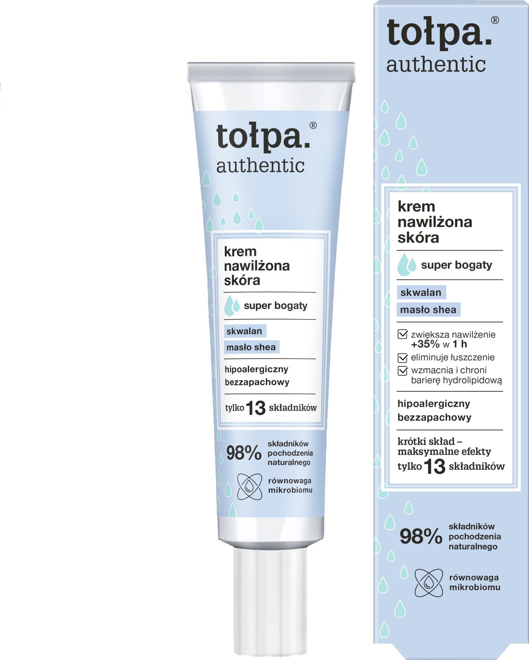 TOŁPA Alkotest Authentic Bogaty krem nawilżający