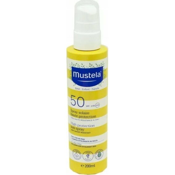 Alkotest MUSTELA_Sun Spray spray przeciw SPF50+