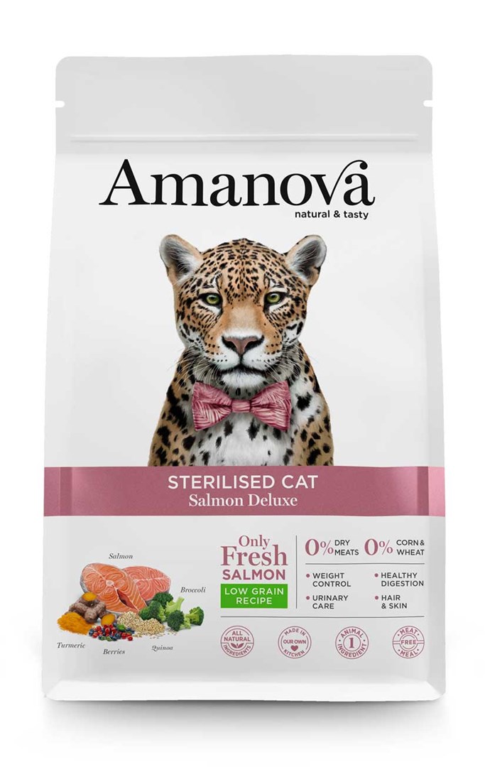 AMANOVA Adult Cat Sterilised Salmon Deluxe