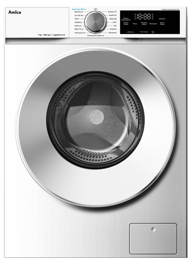 Amica HWA7S12ALiSR3 washing machine Front-load 7