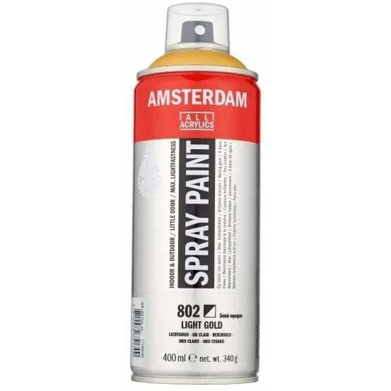 Amsterdam Spray Paint Light Gold 802