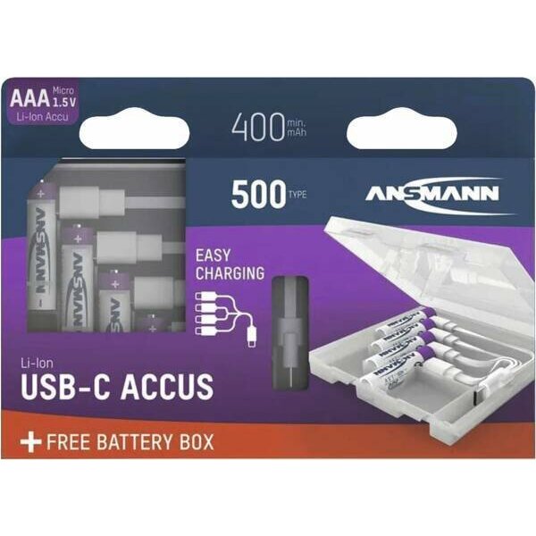 Ansmann 1311-0035 Li-Ion y Micro AAA
