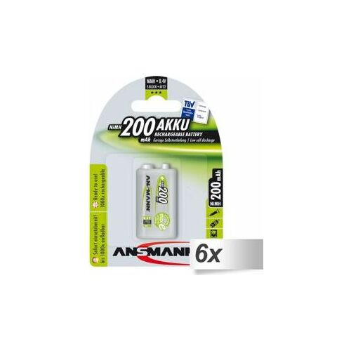 Ansmann MaxE 9V Block 200mAh 6