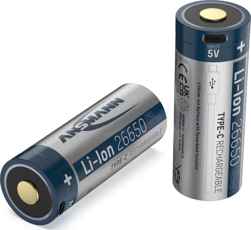 Ansmann  Rechargeable 26650 5100mAh 1 |