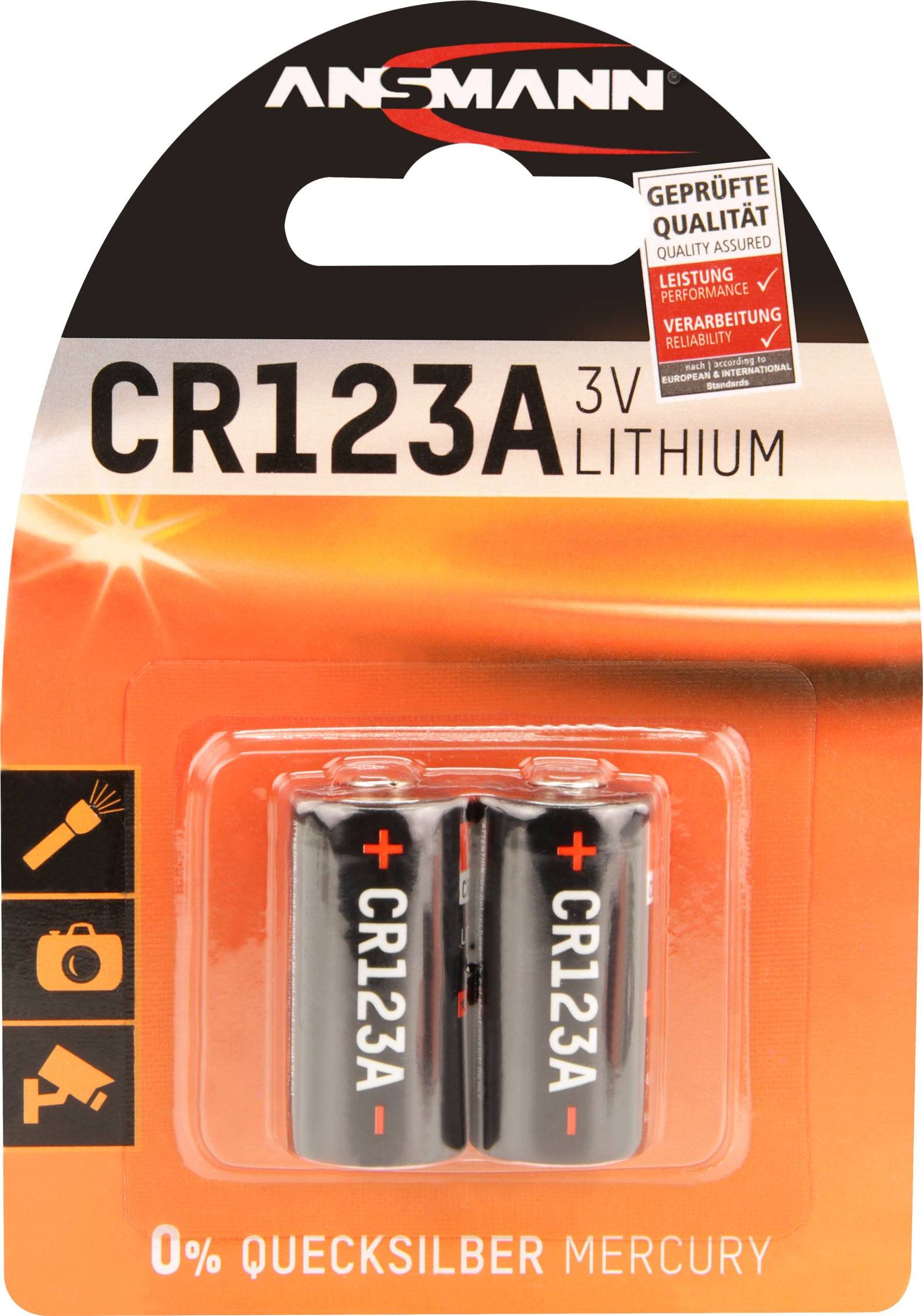 Ansmann CR123a 2 | 456720 |