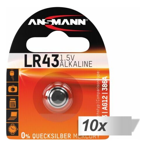 Ansmann  LR43 10 | nocode-10678336