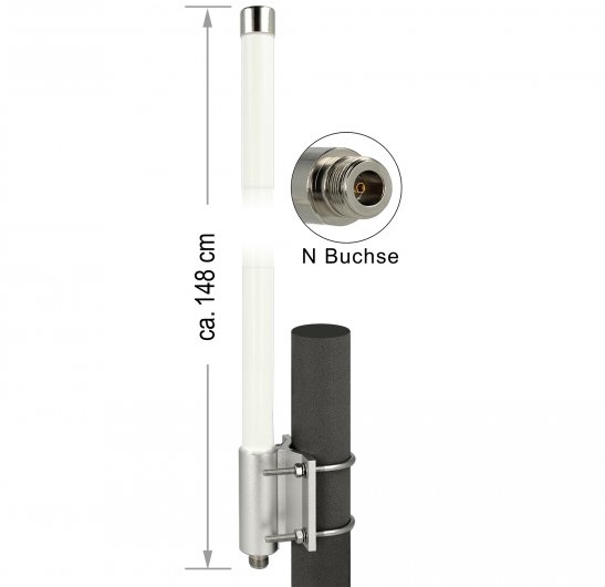 Antena Delock Antenna omnidirectional zewnętrzna N-Bu