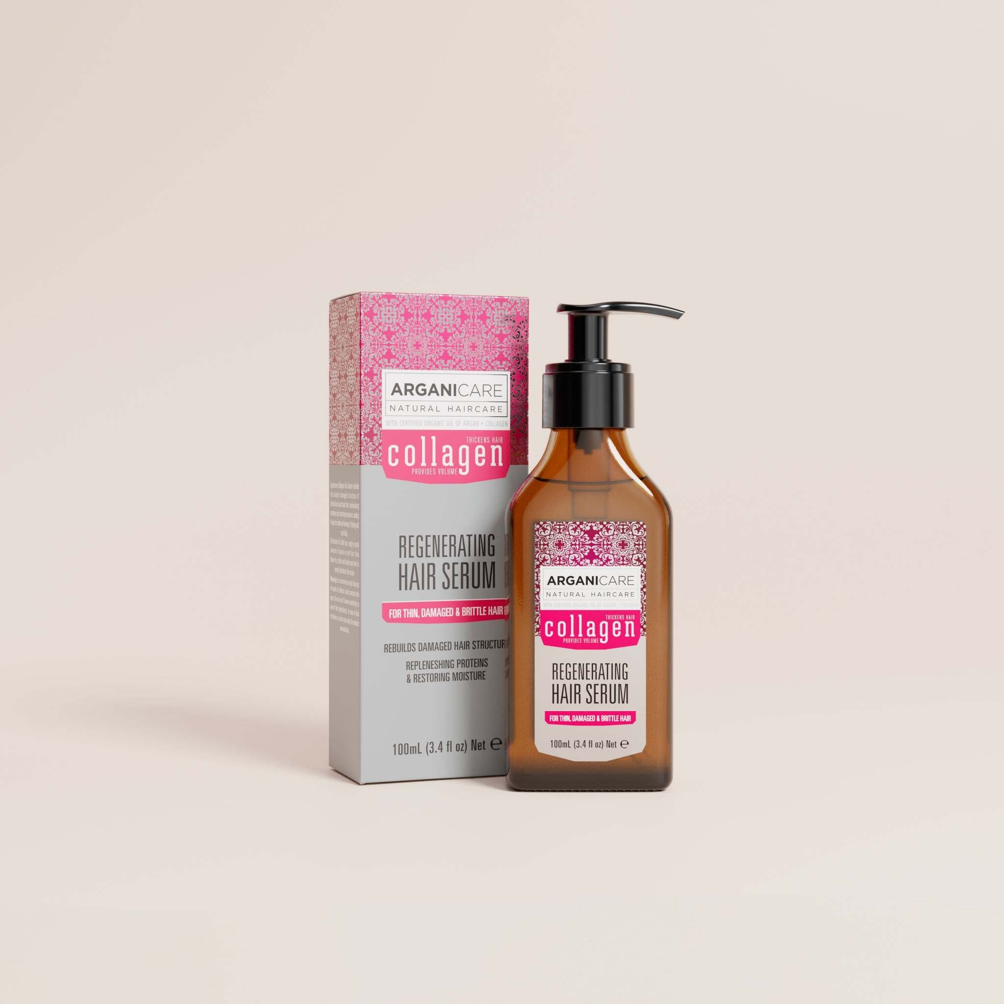 Arganicare Collagen, Hair Serum, Repairing &
