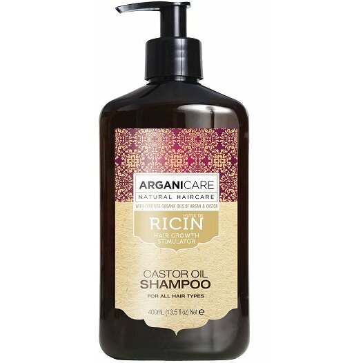 Arganicare , Ricin, Hair Shampoo, For Growth