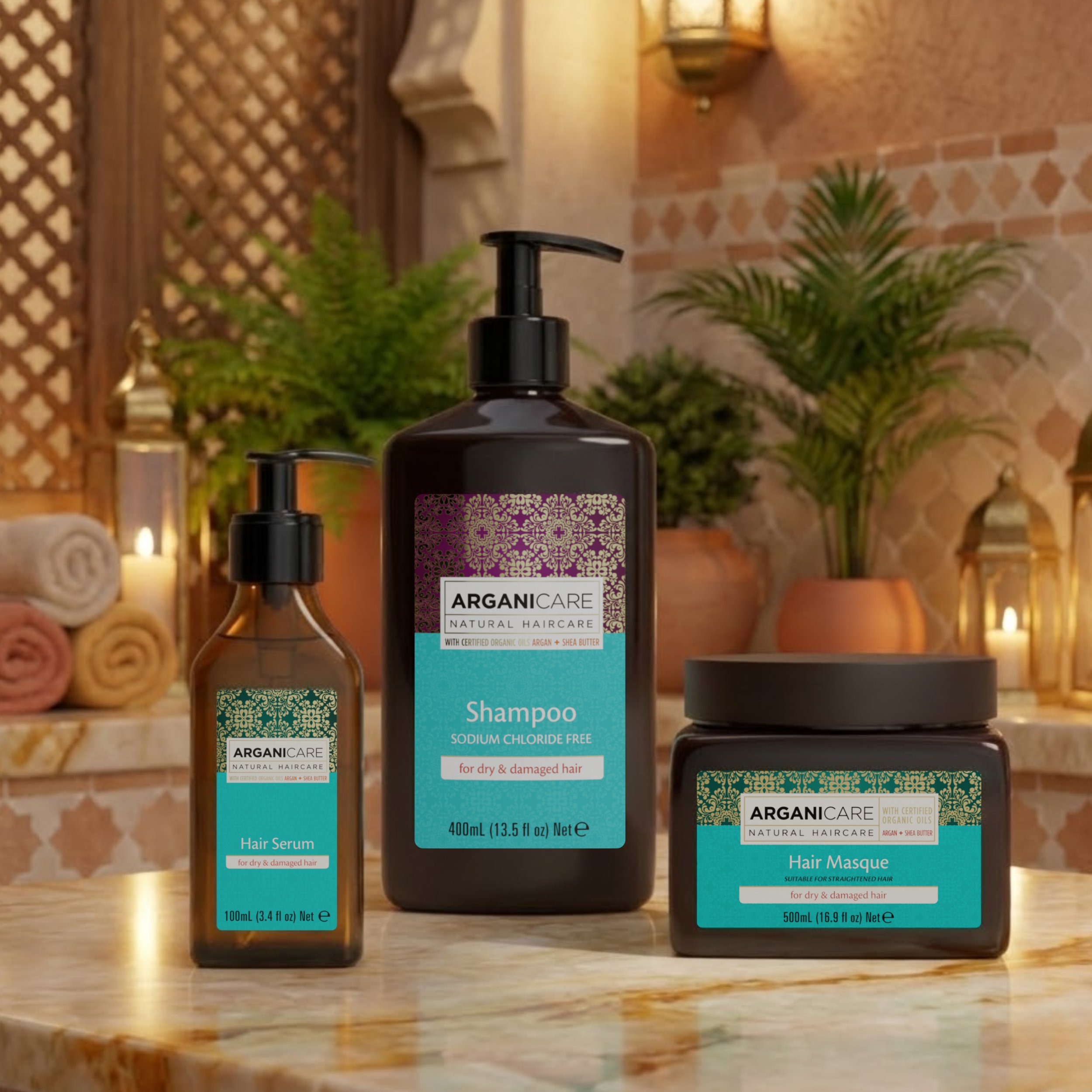 Arganicare Set : Argan Oil &