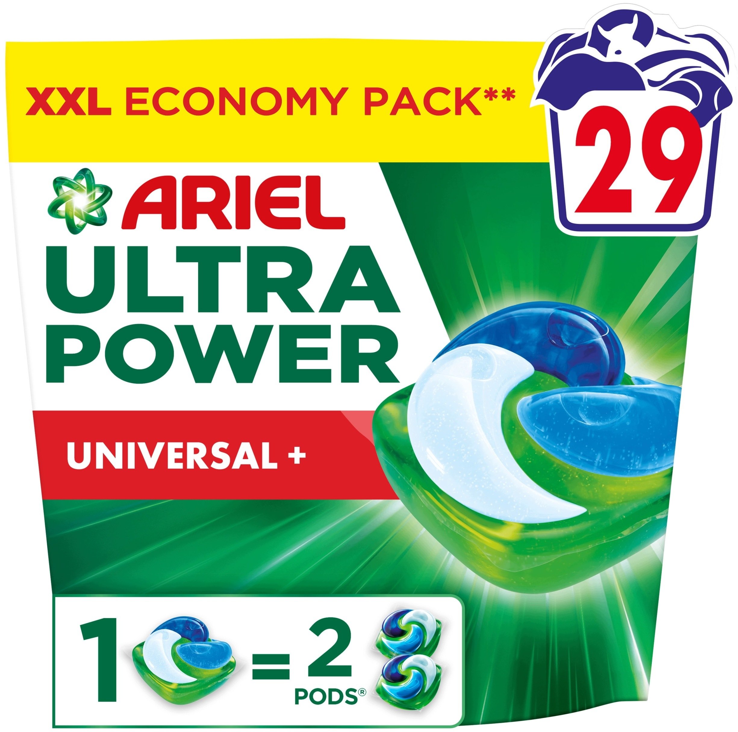 Ariel Ultra UNIV+ laundry capsules 29PCS