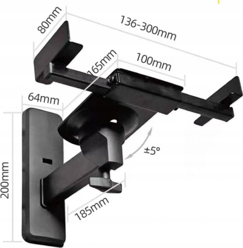 Art ART SPEAKER HOLDER clamping black