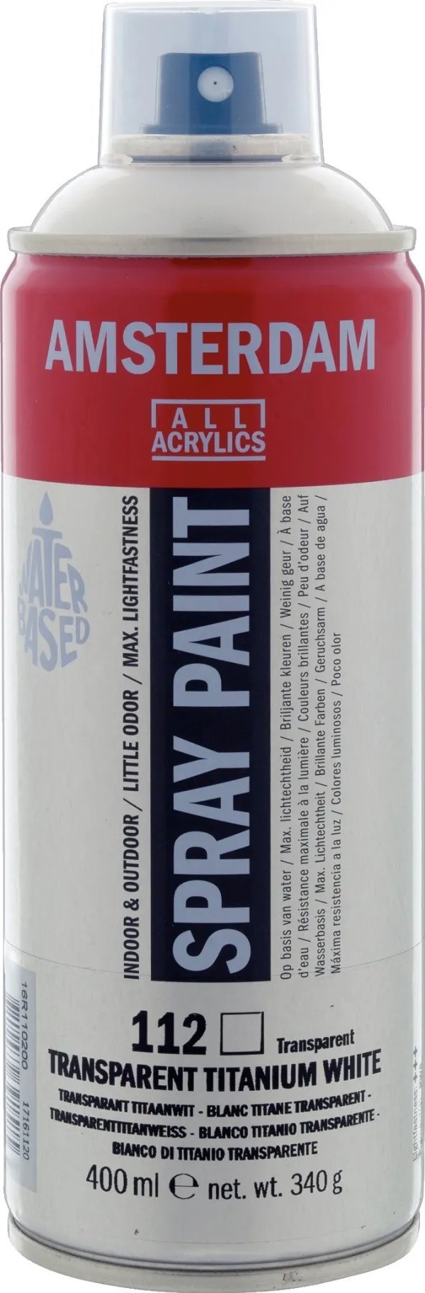 Artequipment Amsterdam Spray Paint Transparent Titanium