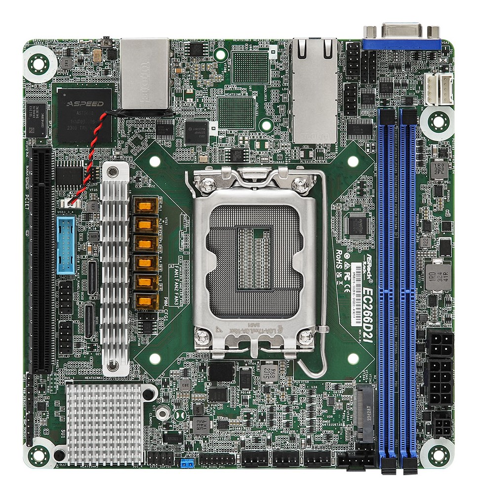 Asrock EC266D2I motherboard Intel C266 LGA
