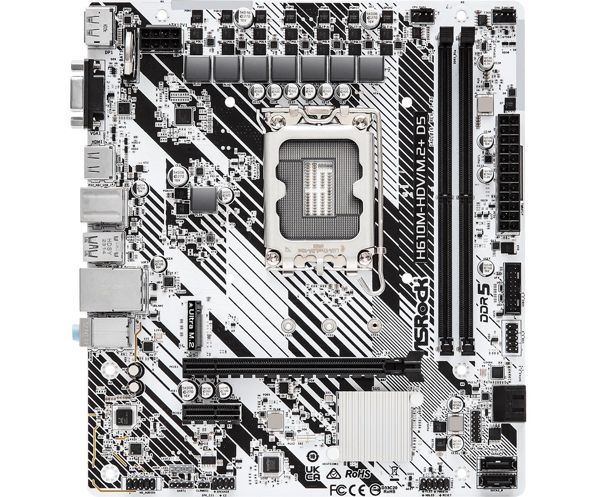 ASRock H610M-HDV/M.2+ D5 | 90-MXBM50-A0UAYZ
