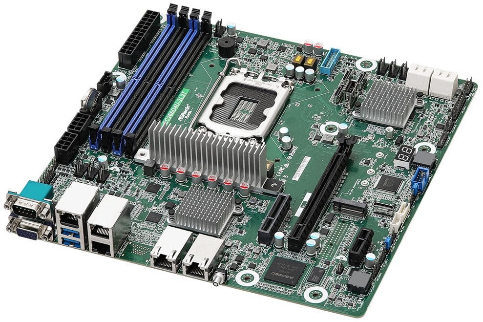 ASRock Mainboard EC266D4U micro-AATX o 1700